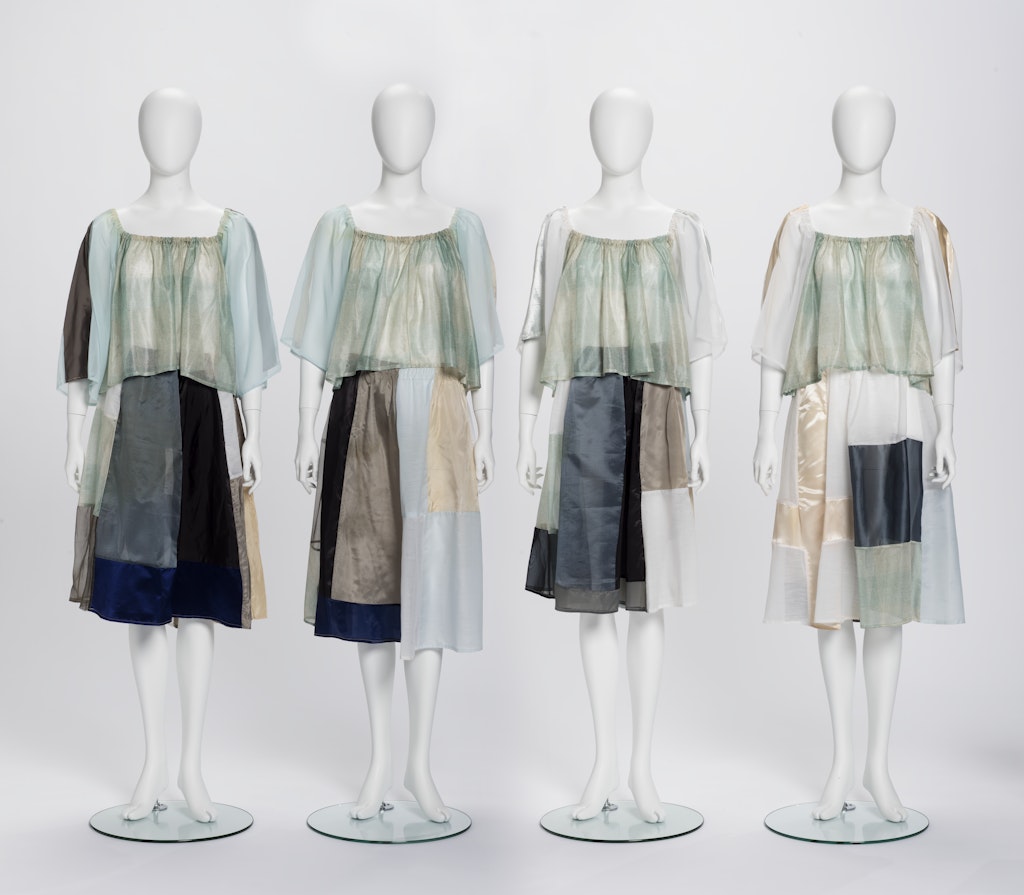 costumes for Trisha Brown Dance Company's Glacial Decoy